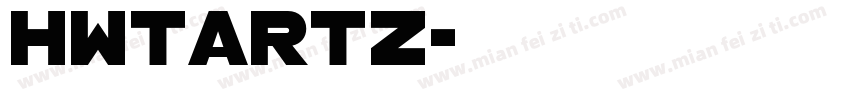 HWTArtz字体转换