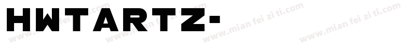HWTArtz字体转换