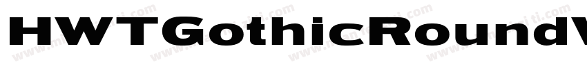 HWTGothicRoundW00字体转换