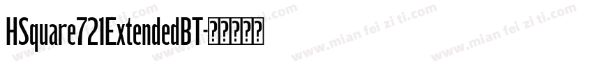 HSquare721ExtendedBT字体转换