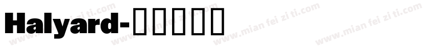 Halyard字体转换