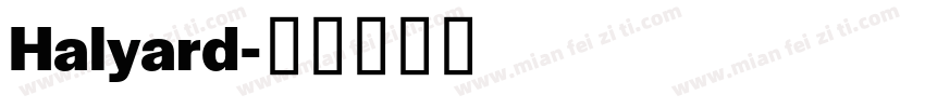 Halyard字体转换