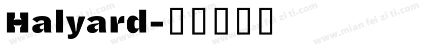Halyard字体转换