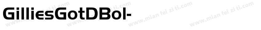 GilliesGotDBol字体转换