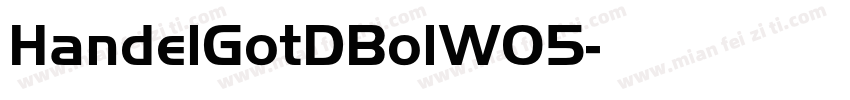 HandelGotDBolW05字体转换