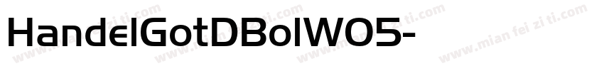 HandelGotDBolW05字体转换