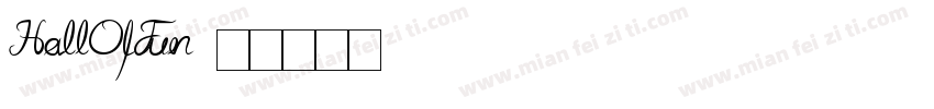 HallOfFun字体转换