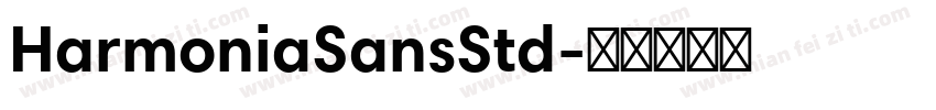 HarmoniaSansStd字体转换