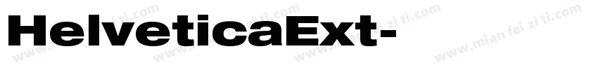 HelveticaExt字体转换