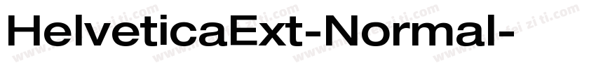HelveticaExt-Normal字体转换