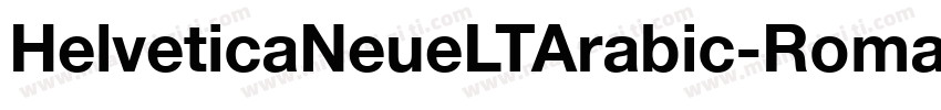 HelveticaNeueLTArabic-Roman字体转换