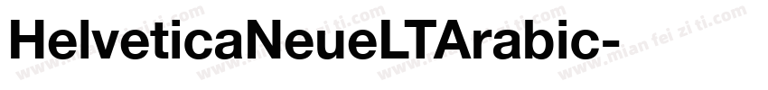 HelveticaNeueLTArabic字体转换