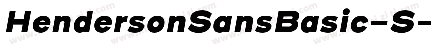 HendersonSansBasic-S字体转换