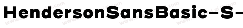 HendersonSansBasic-S字体转换