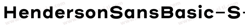 HendersonSansBasic-S字体转换
