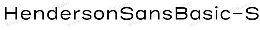 HendersonSansBasic-S字体转换