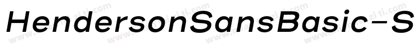 HendersonSansBasic-S字体转换