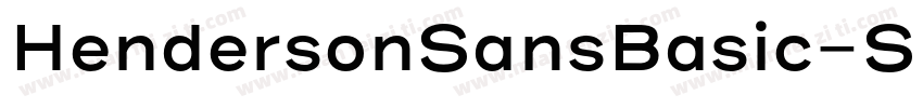 HendersonSansBasic-S字体转换
