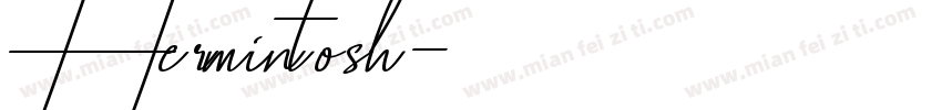 Hermintosh字体转换