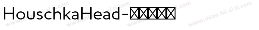 HouschkaHead字体转换