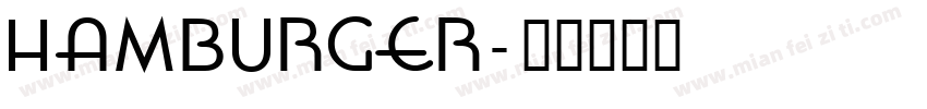 Hamburger字体转换