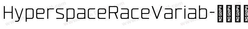 HyperspaceRaceVariab字体转换