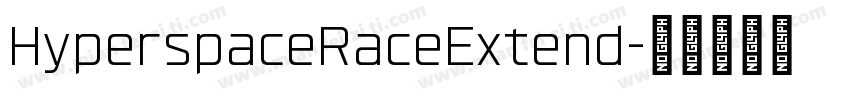 HyperspaceRaceExtend字体转换