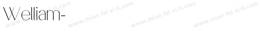 Welliam字体转换