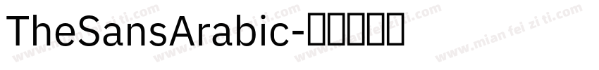 TheSansArabic字体转换