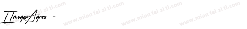IImogenAgnes字体字体转换