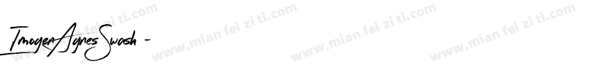 ImogenAgnesSwash◆字体转换