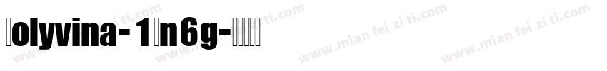 Bolyvina-1Gn6g字体转换