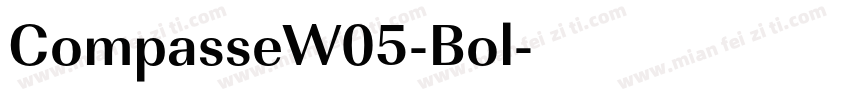 CompasseW05-Bol字体转换