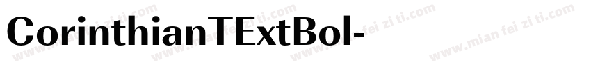 CorinthianTExtBol字体转换