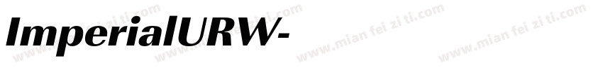 ImperialURW字体转换