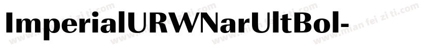 ImperialURWNarUltBol字体转换