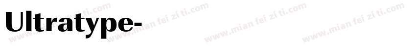 Ultratype字体转换