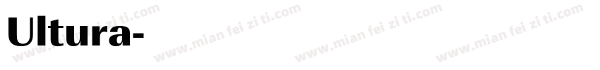 Ultura字体转换