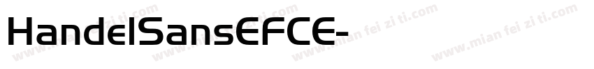 HandelSansEFCE字体转换