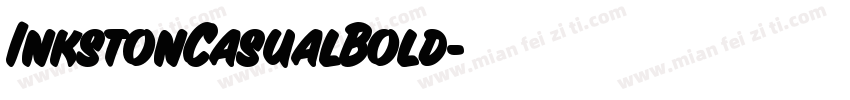 InkstonCasualBold字体转换