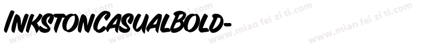 InkstonCasualBold字体转换
