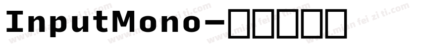 InputMono字体转换