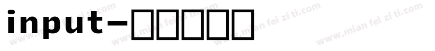 input字体转换
