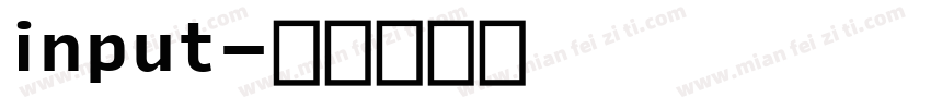 input字体转换