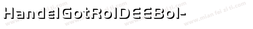 HandelGotRo1DEEBol字体转换