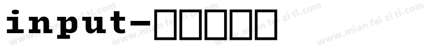 input字体转换