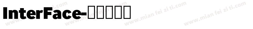 InterFace字体转换
