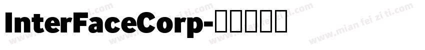 InterFaceCorp字体转换