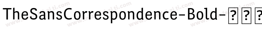 TheSansCorrespondence-Bold字体转换