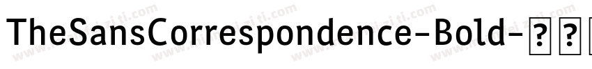 TheSansCorrespondence-Bold字体转换